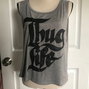 Thug Life Tank Top Women's Size Large Brand New